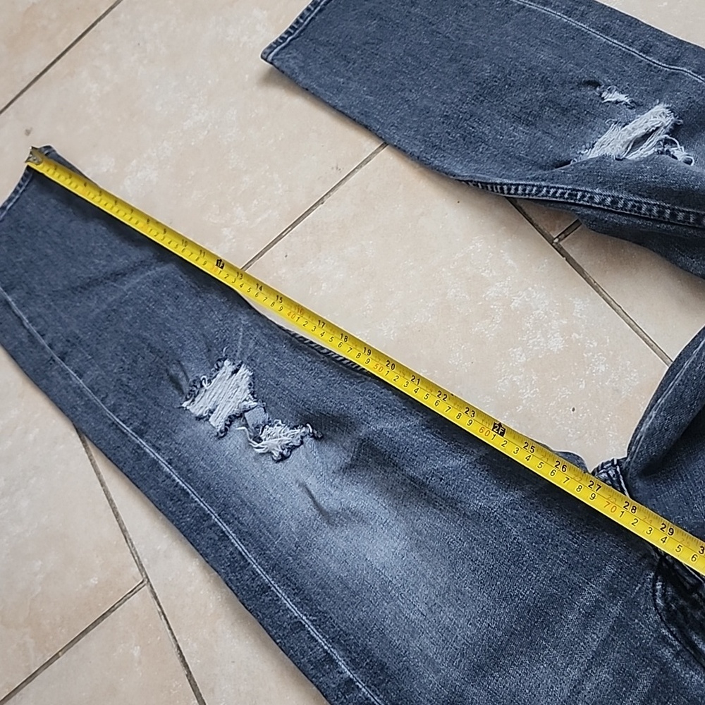 MOTHER  Distressed High Waisted Rider Ankle Jeans Size 25 - Picture 12 of 15